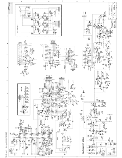 CPU ST92195 (IC101) VIDEO STV224x (IC201) AUDIO CD7522S (IC701) V.O.TDA8174 (IC301)OTHER:HC4052 H.O.D5023 (Q302) FBT BSC25-4856A (T301) POWER ST8812(Q613),2SC3807(Q612) 2SA1015Y(Q611),PC817(IC615) TUNER TDC-3H2B-470-Y (TU201)